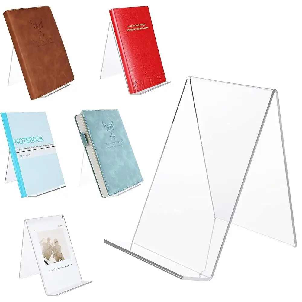 

6pcs Universal Acrylic Book Stand Accessories Clear Multi-functional Book Display Stand Display Pictures Acrylic Display Easel