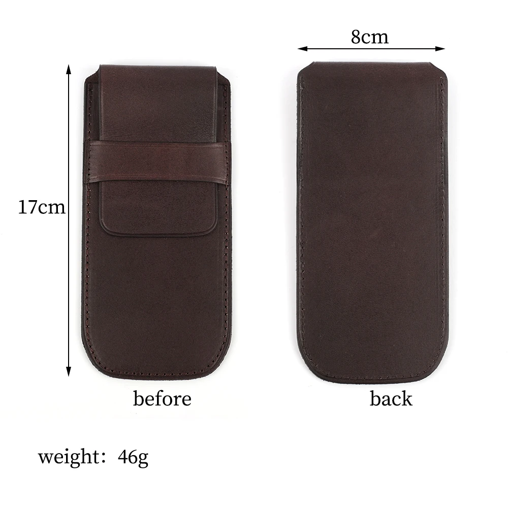 Watch Travel Case Portable Vintage Vachetta Leather Watch Display Case Storage Box Organizers of Men Gift