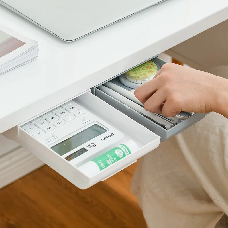 

Creative Hidden Stickers Table Bottom Box for Concealed Storage Unique Hidden Money Storage Box with Deceptive Exterior Design