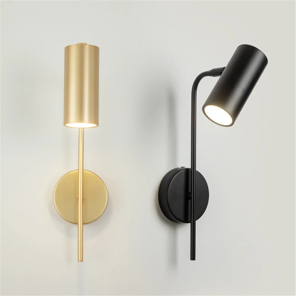 Rotatable Wall Lamp led light led wall lamp wall light Modern Living Room Background LED Wall Light Bedroom Bedside Light Aisle Long Pole Switch Lamp
