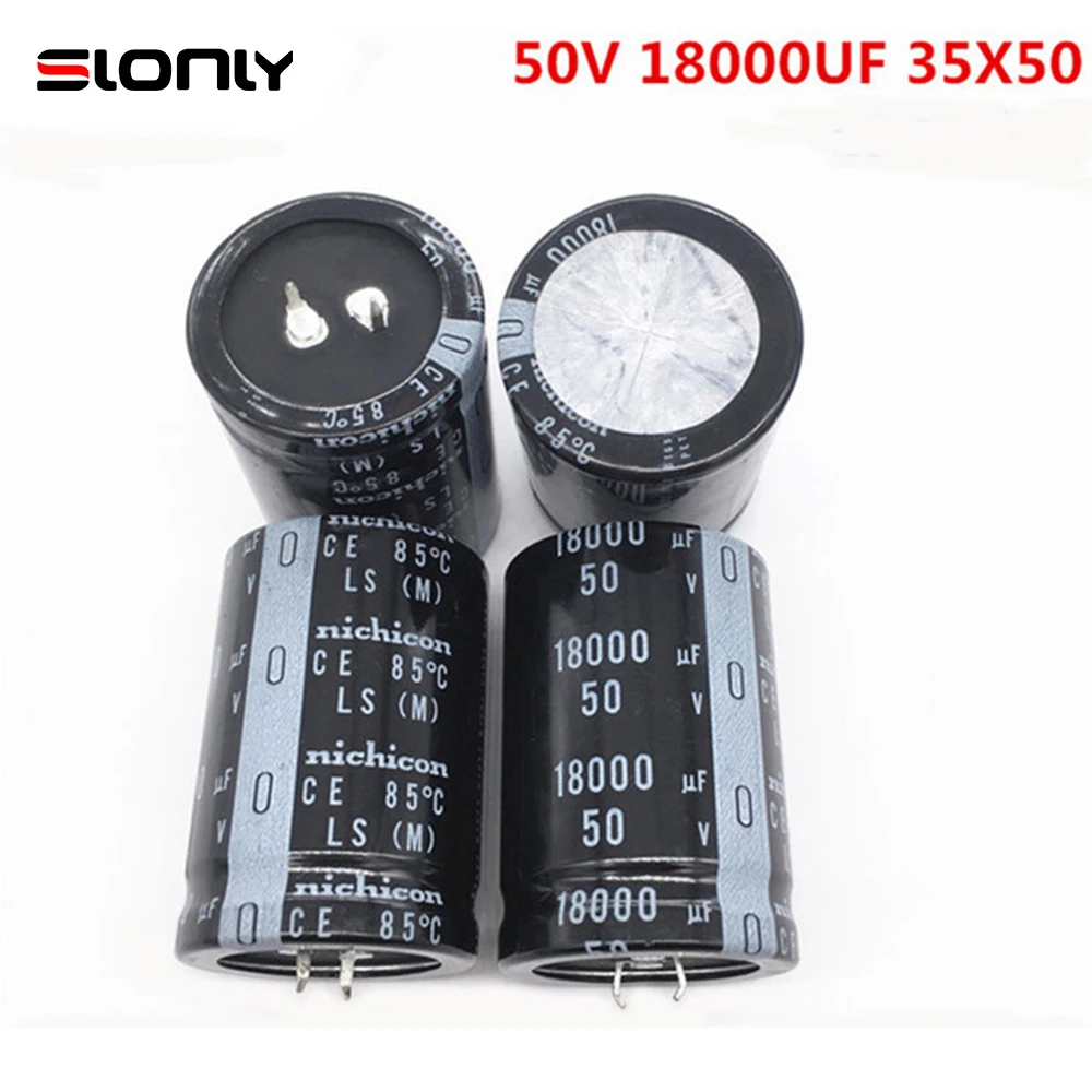 2pcs-14pcs 35X50mm 50V 18000UF Pitch 10mm Nichicon Aluminum Electrolytic Capacitors 18000UF 50V 35*50mm 85℃ for Amplifier Board 2pcs 14pcs 35x50mm 50v 18000uf pitch 10mm nichicon aluminum electrolytic capacitors 18000uf 50v 35 50mm 85℃ for amplifier board