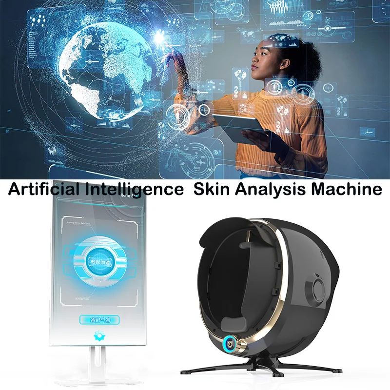 Artificial intelligence skin analysis Hautanalysegerät skin diagnostic machine Analyseur de peau face skin analyzer huidanalyse skin analyzer machine beauty salon skin analyzer machine new invention 3d face test skin analyzer machine