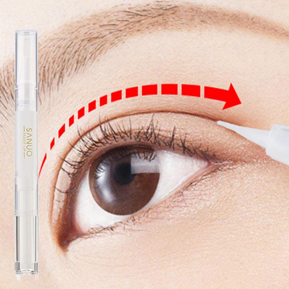 Profession elle unsichtbare doppelte Augenlider großes Auge nicht kleben  transparentes Augenlid Super Stretch Fold Lift Augen Styling starken Kleber  - AliExpress