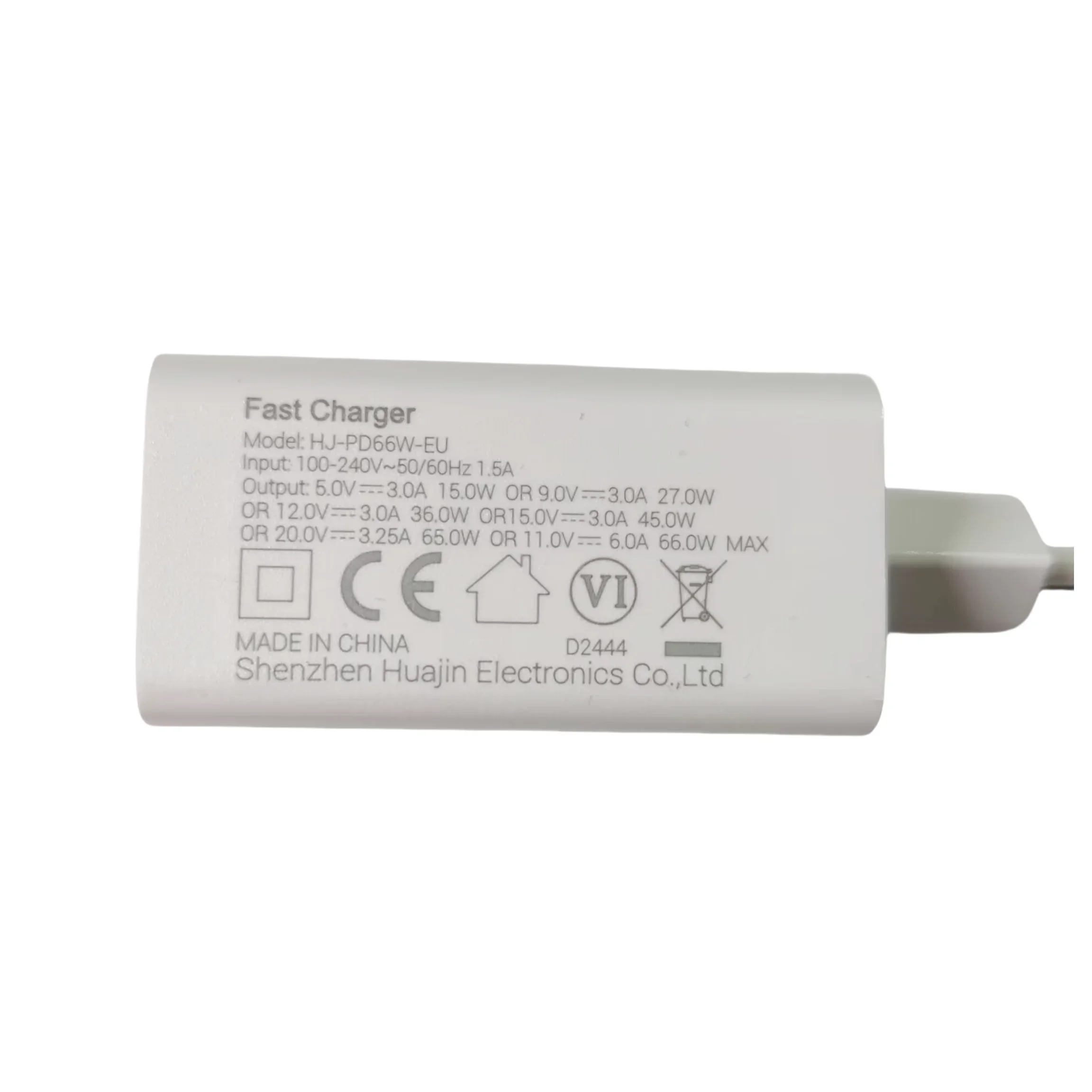 Charger Adapter Power Supply Adapter Fast Charger For Ulefone Power Armor 17/18T/19T/24 Original Fast Charger Bundle Set with 66W EU/US Power Adapter and USB Cable in White