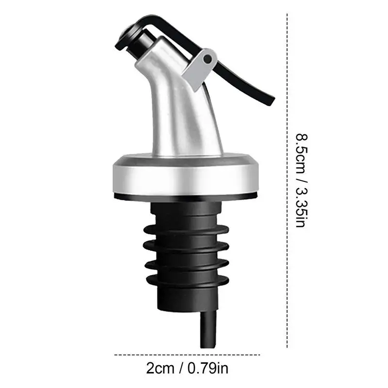 Olive Oil Dispenser Pourer Hygienic Bottle Pourers for Olive Oil with Leak Proof Nozzle Olive Oil Bottle Pourer Spout for Liquor