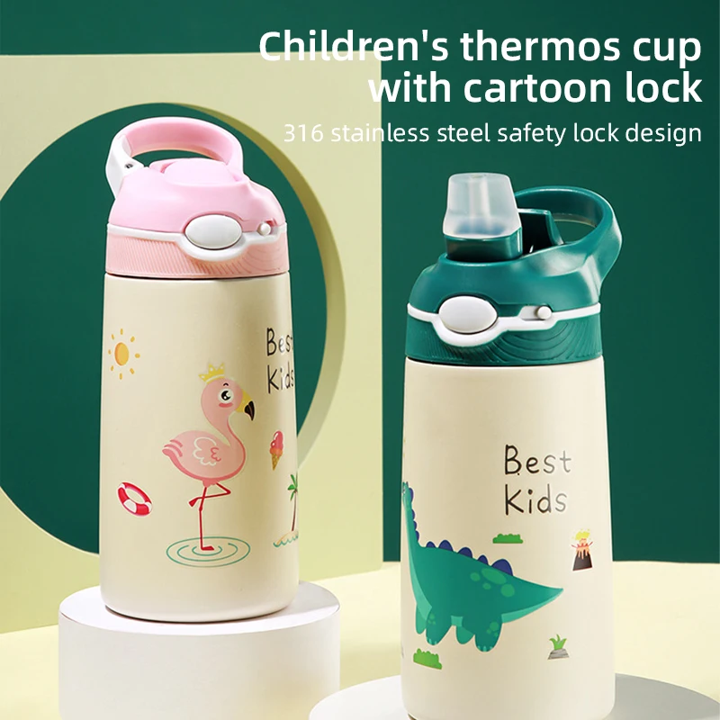 Portable Stainless Steel Thermos Children