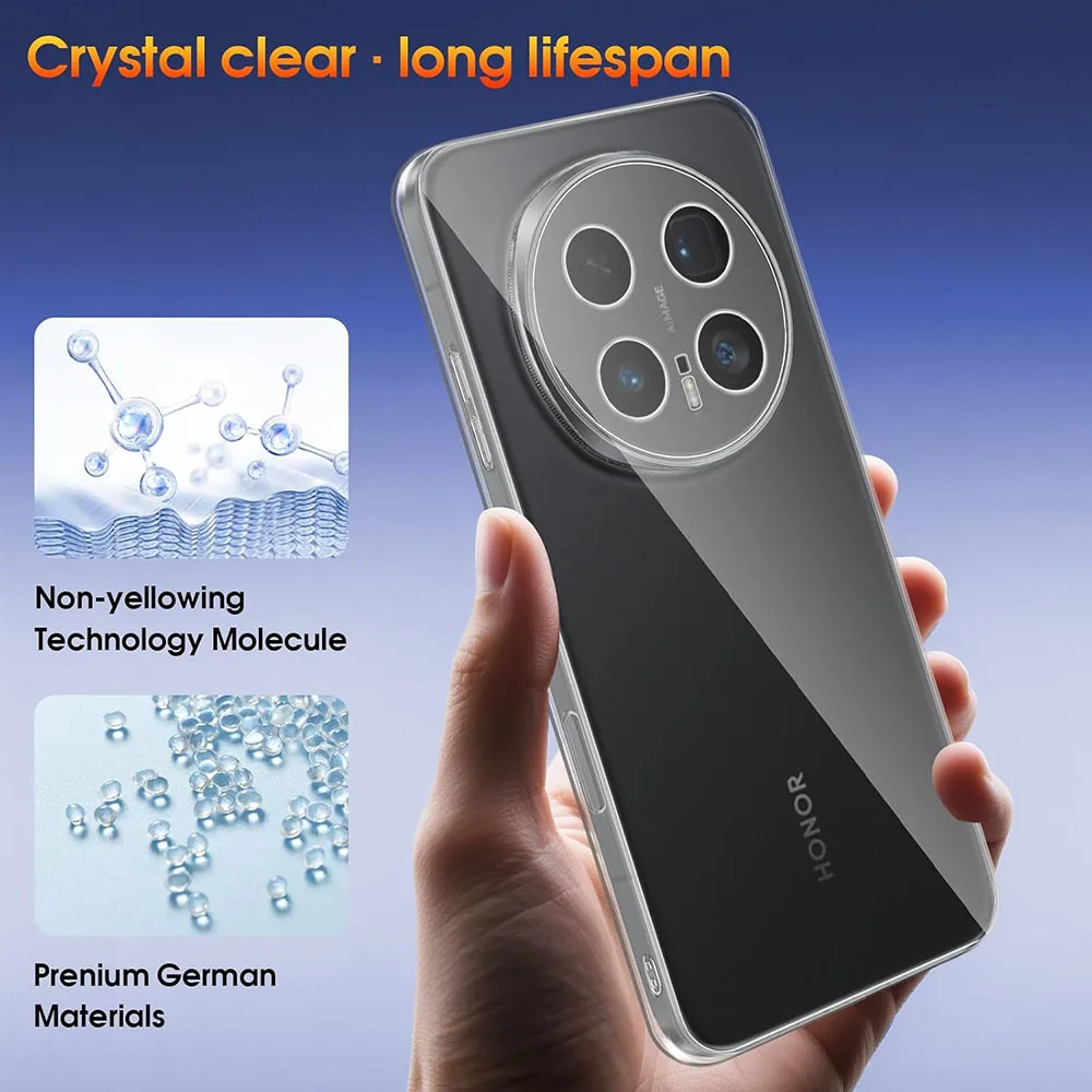 Ultra-Thin Silicone Soft Shockproof Case - Clear TPU Protective Shell