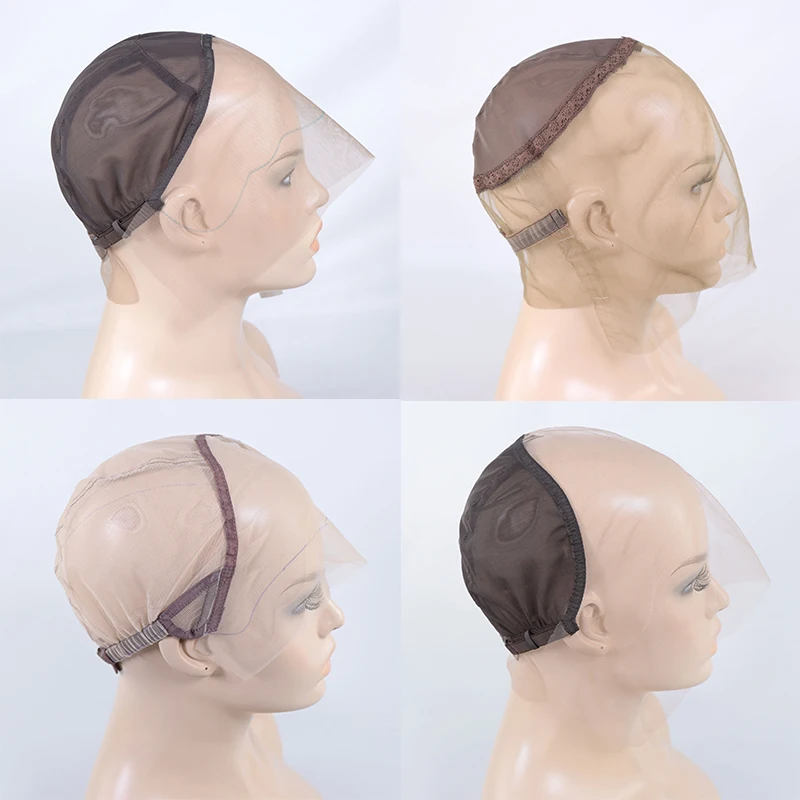 Uniform Size Lace Wig Caps For Making Wigs With Adjustable Strap Accessories Net 22.5