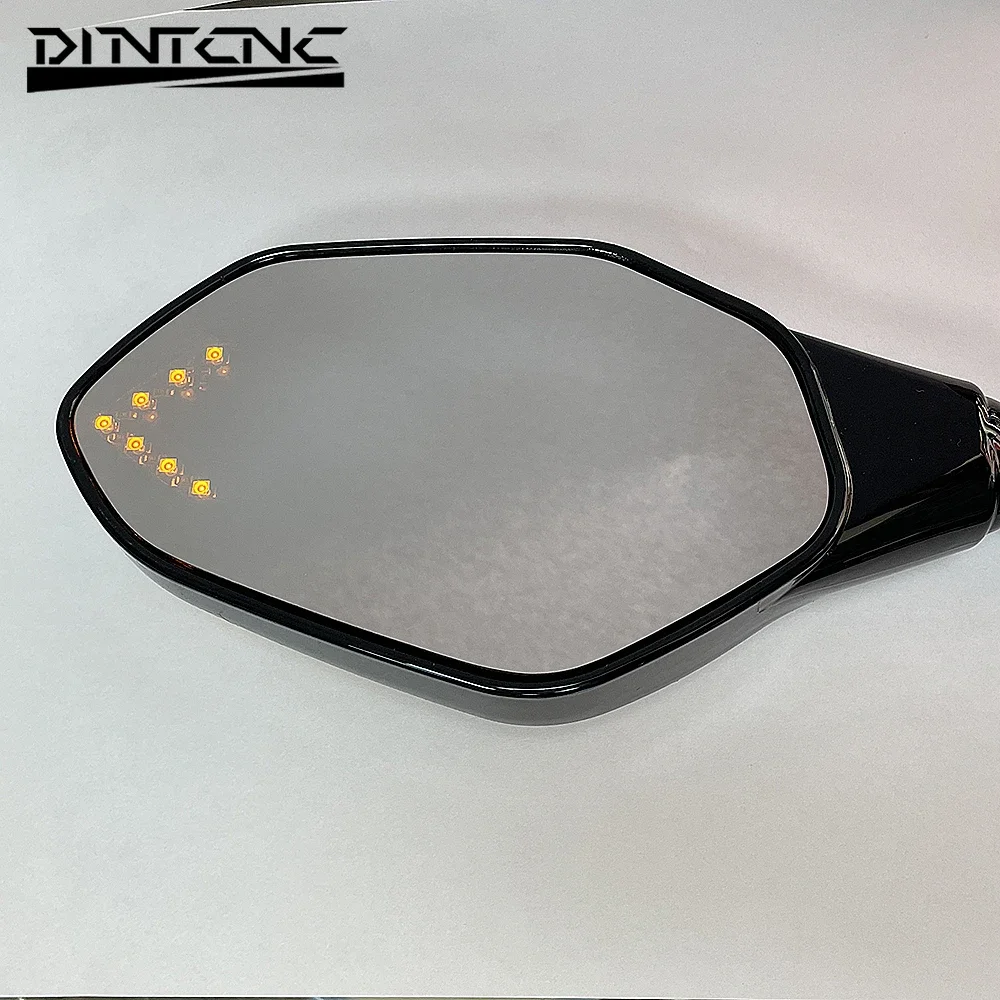 범용 방향 지시등 백미러, 오토바이 LED 러닝 워터 라이트, 혼다 CBR600RR 2003-2011 CBR1000RR 2004-2007