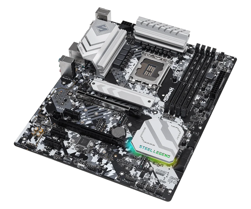 ASROCK H670 Steel Legend Motherboard LGA1700 Intel H670 DDR4 128GB