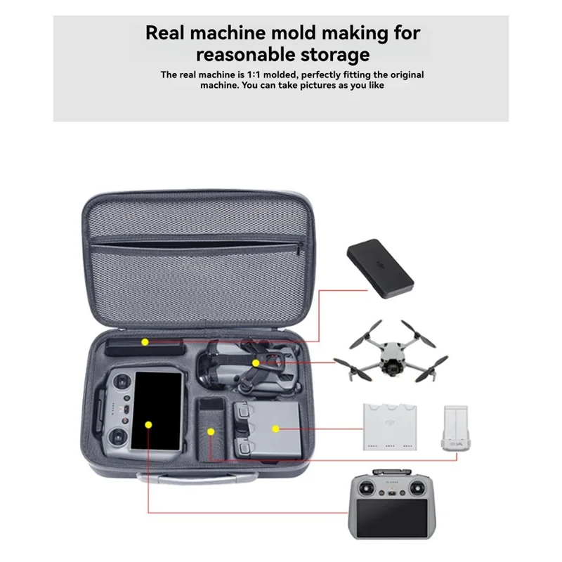 DJI MINI 5 Pro 리모컨 보관 가방용 ABZW 드론 본체 휴대용 운반 케이스 핸드백 스마트 컨트롤러 액세서리