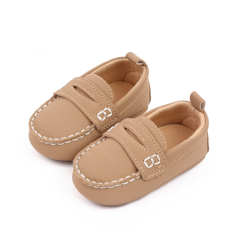 2023 Spring Summer Baby First Walkers Anti-slip Loafers Newborn Infant Party Wedding Shoes Slip-on Sneakers Toddler Boy Shoes 2