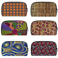 2022 African Women Style Prints Wallet Afro LadiesTraditional Printing  Zipper Coin Purse Teenager Girls Storage Bags 1