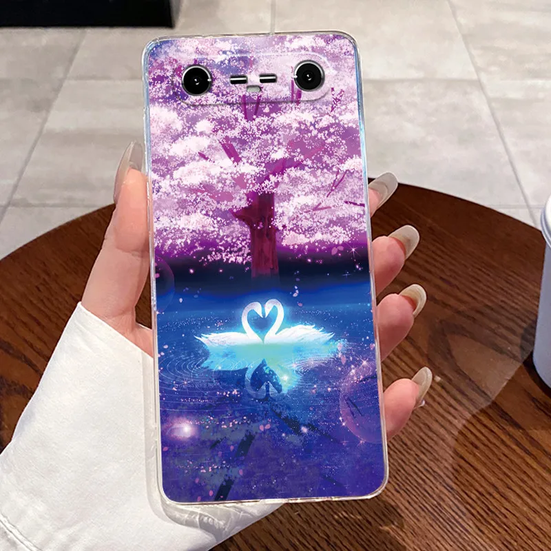 Aesthetic Cute Cat Transparent Soft Silicone Phone Case