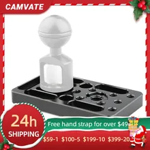 

CAMVATE Mounting Cheese Plate/Switching Plate Baseplate for Camera Cage Rig/Railblocks/ Dovetails Short Rods/Mirco Rods Mounting