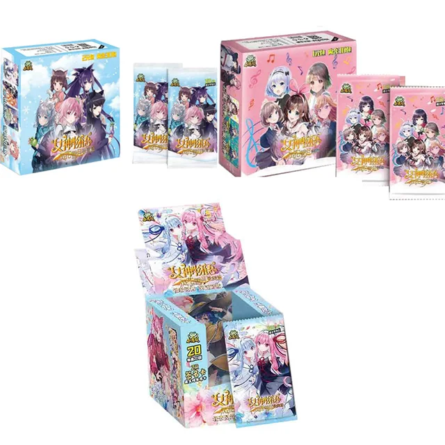 Original Goddess Story EVA Collection Anime Goddess Cards Child Kids Birthday Gift Game PTR Cards Table Toys for Family Gifts 2