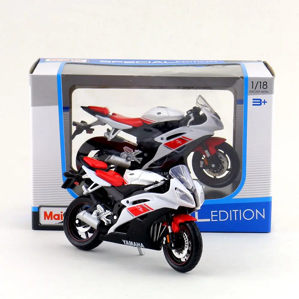 1:18 Scale Maisto Toy Diecast Metal Motorcycle Model 2008 YAMAHA YZF R6  Supercross Educational Collection Gift For Children|Diecasts & Toy  Vehicles| - AliExpress