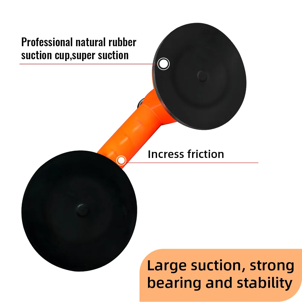 Glass Lifting Suction Cups Heavy Duty Vacuum ABS Handle Holder for Floor Tile Auto Car Windshield Repair Hand Tools
