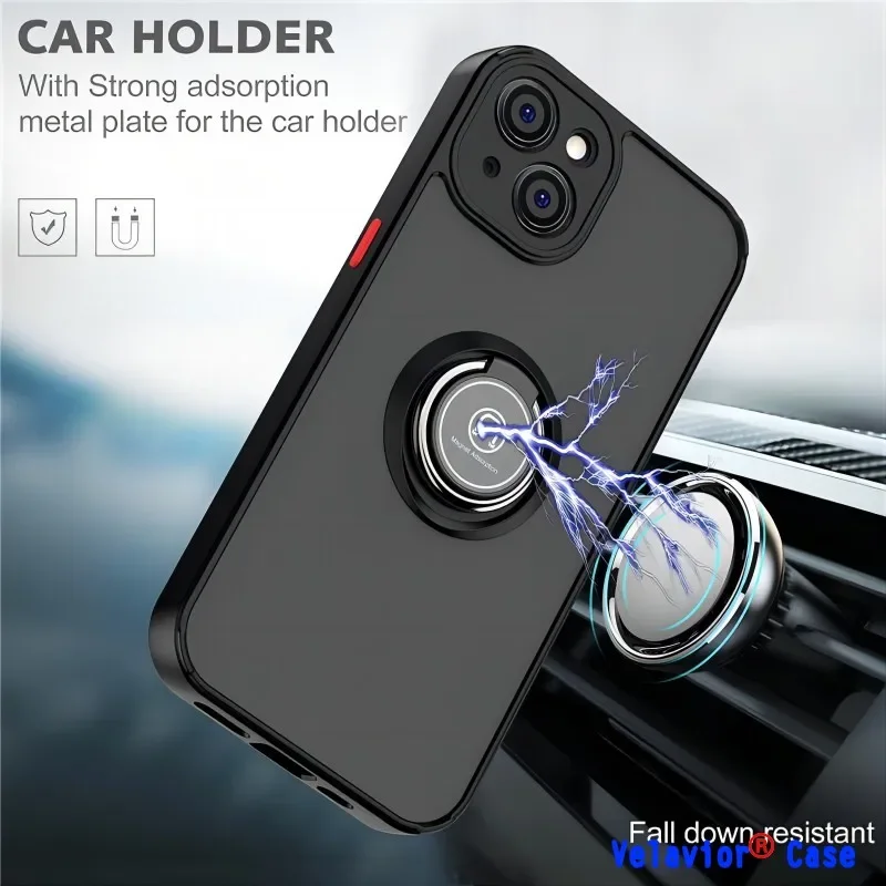 

For IPhone 15 Plus Case Shockproof Armor Magnetic Ring Cover for IPhone15 14 Plus 7 8 SE XS Max X XR SE 2020 Shell IPhone15 Case