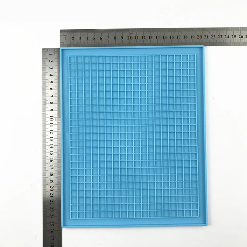픽셀 퍼즐 코스터 에폭시 수지 금형 컵 매트 주조 실리콘 금형 DIY 공예 홈 장식 주조 도구
