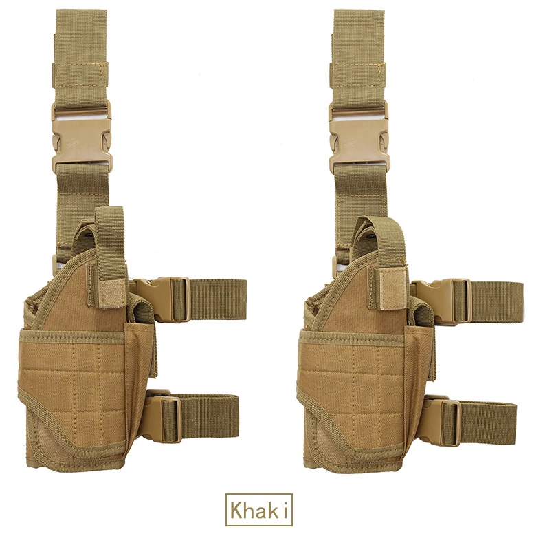 Universal Drop Leg Pistole Holster Rechtshänder Taktische Oberschenkel Pistole Tasche Beutel Beine Harness für Alle Handfeuerwaffen – Detail 14