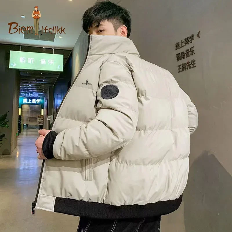 BIEMLFDLKK 남성용 스탠드 칼라 재킷, 골프 브랜드, 야구 저지, 하이 퀄리티 캐주얼 재킷