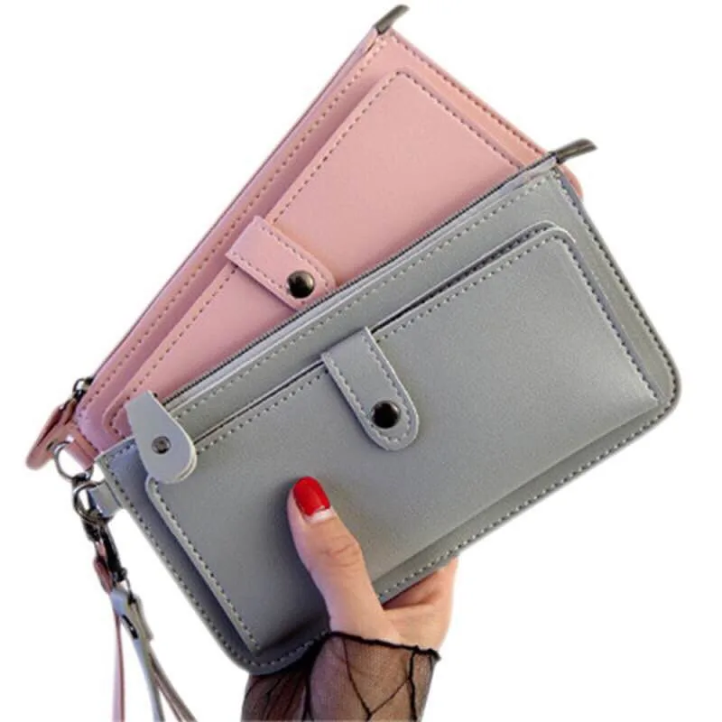 

Korean Women's Zipper Wallet Phone Money Card Holder Wallet