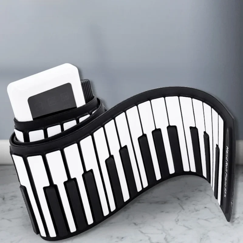 

Professional Otamatone Music Synthesizer Midi Controller Keyboard Folding Piano Electronic Roll Up Children Teclado Instrument