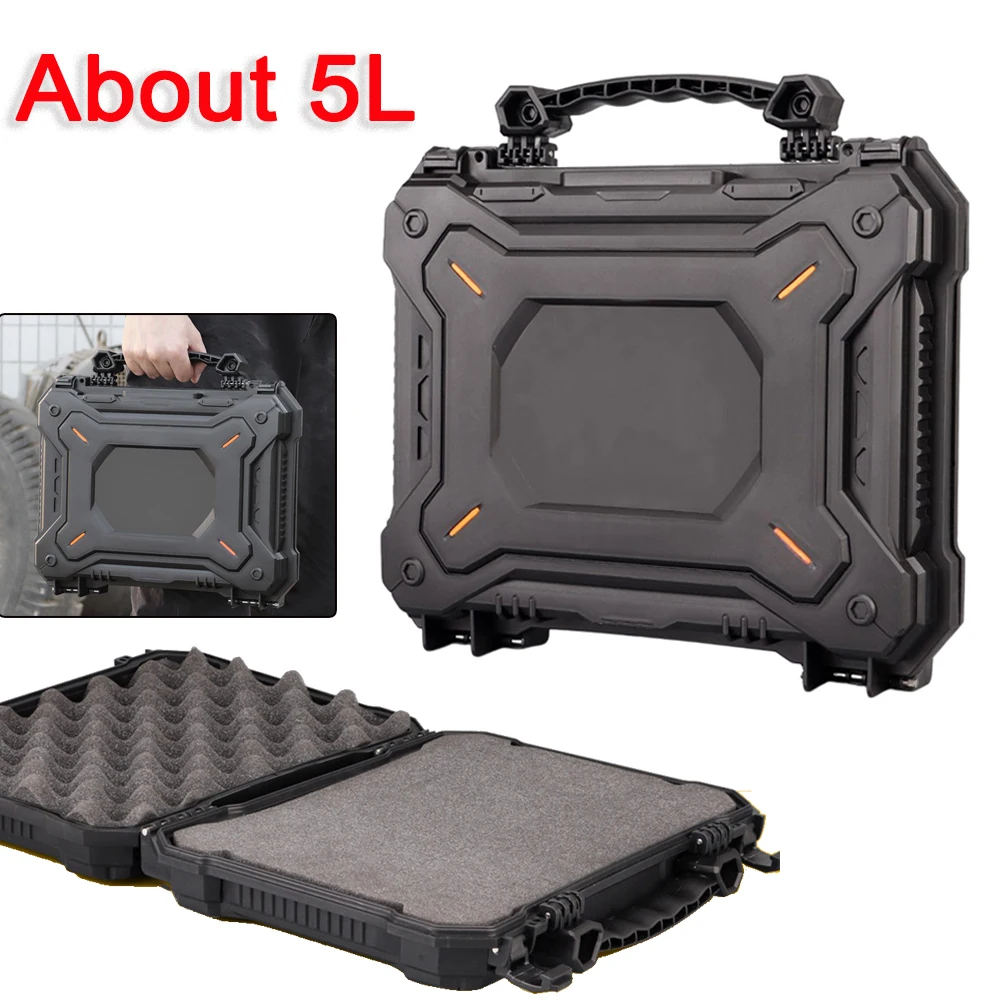 

Ящик для инструментов, портативное защитное оборудование, фотокамера, чехол, водонепроницаемая, Пыленепроницаемая, с поролоновой подкладкой, для активного отдыха, походов, спорта