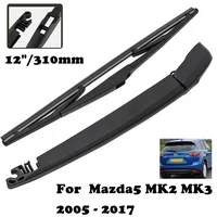 12" Rear Windshield Wiper Arm And Blade For Mazda 5 Mazda5 MK2 MK3 2005 - 2017 Windscreen Wiper Car Accessories 1