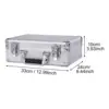 Aluminum Alloy Case Hard Briefcases Lockable Organizer Secure Document Storage Box Carrying Case for Outdoor Men Camera Gear 6
