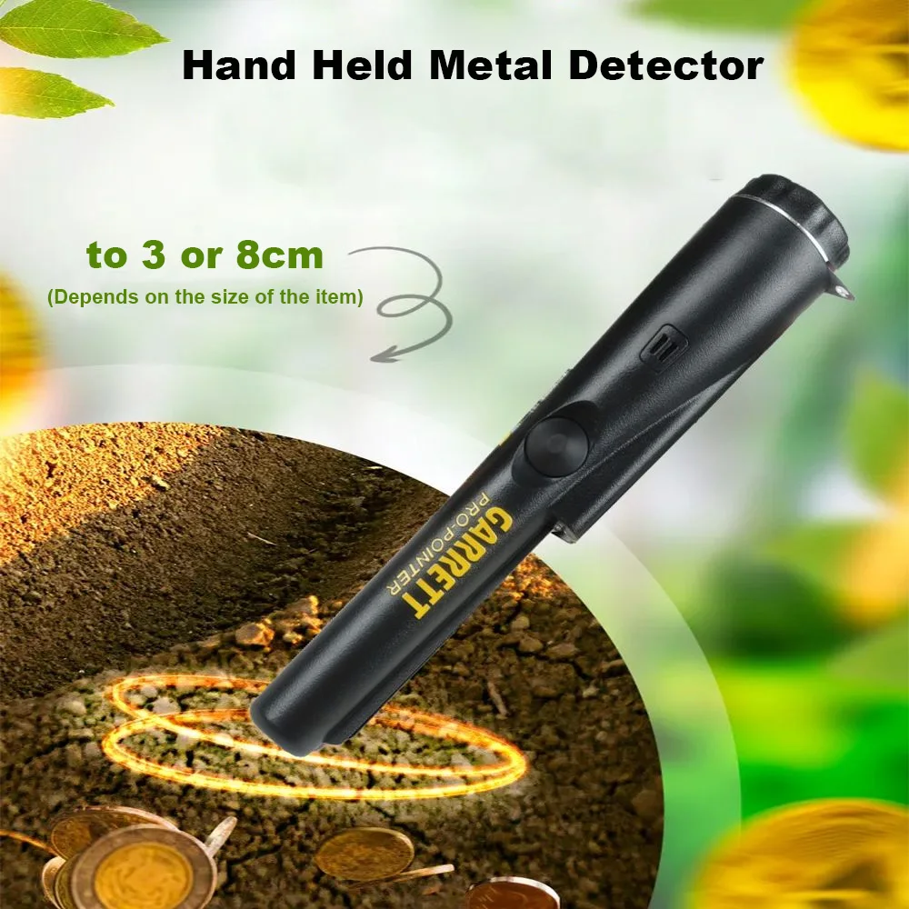 Metal Detector NEW Upgraded High-precision Hand-held Positioning Rod Outdoor Detector Waterproof Underground Treasure Hunter