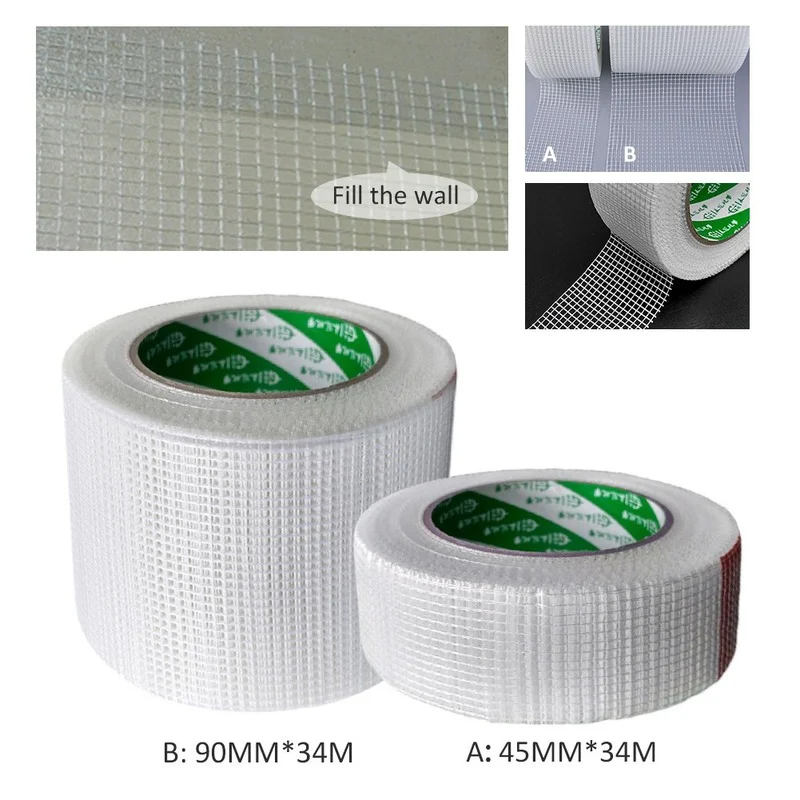Drywall Joint Tape Self-Adhesive Fiberglass Drywall Mesh Tape for Wall, Sheetrock,Ceiling Crack Repair - AliExpress