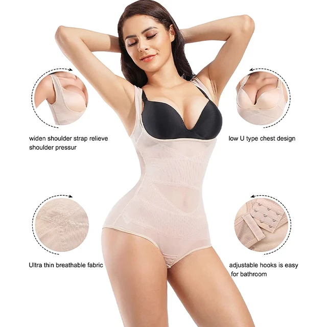 Full Slips Underdress Body Shaper Tummy Control Shapewear Waist Trainer  Bodysuit Butt lifter Seamless Slimming Underwear Corset - AliExpress