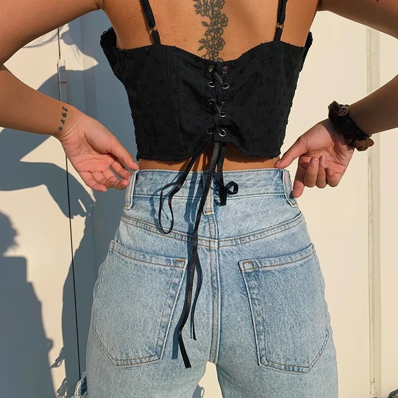 Loose Retro High Waist Boyfriend Mom Y2k Denim Old Streetwear Female Fashion Clothes Women's Ripped Fashionable Straight Jeans