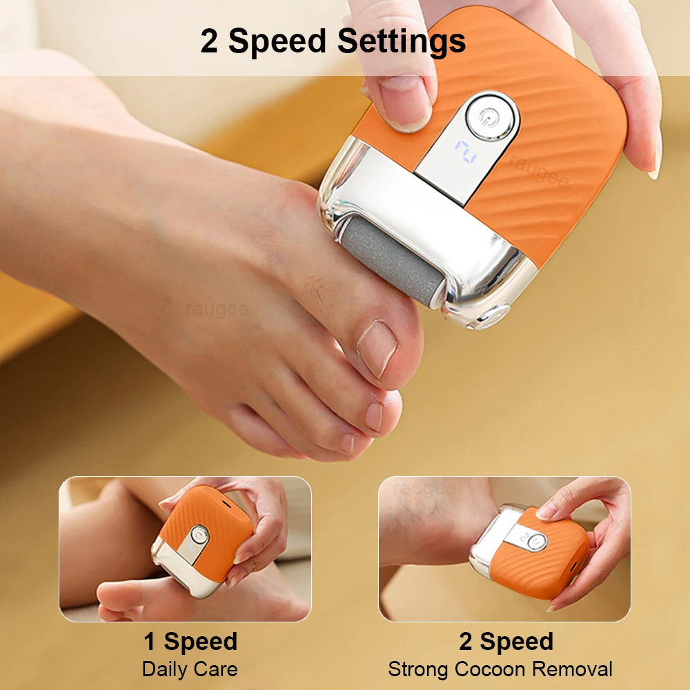 Râpe pieds électrique rechargeable usb anti-callosités pieds_voghion.com