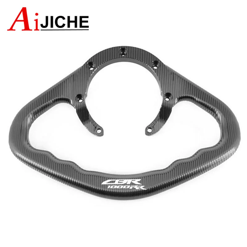 Poignée Réservoir Passager Moto - Aluminium CNC - Pour Honda CBR600RR, CBR900RR, CBR1000RR - Noir