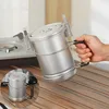 Outdoor Camping Cooking Ware Pot Set Hiking Picnic Multi-purpose Portable Rice Cooker 304 Stainless Steel Utensils Hanging Pot 4