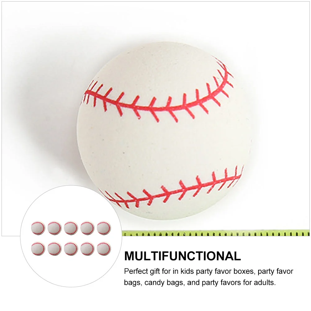 20 Pcs Bouncing Ball Jumping Ball Bouncing Balls Rubber Jumping Educational Toy Baseball Softball Team Sports