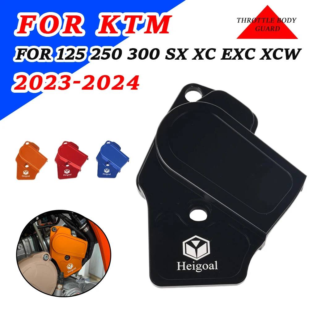 

Motorcycle Accessories TPS Throttle Body Guard Cover For KTM 125 250 300 SX XC EXC XCW TBI 300SX 2023 2024 Protector Cap Frame