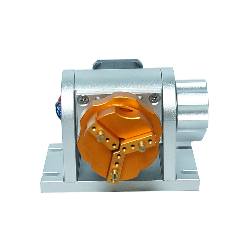 Ring Jewelry Rotary Axis for Fiber Laser Nameplate Marking Machine 20w 30w 50w Metal Laser Engraver Machine Use with Drive Board