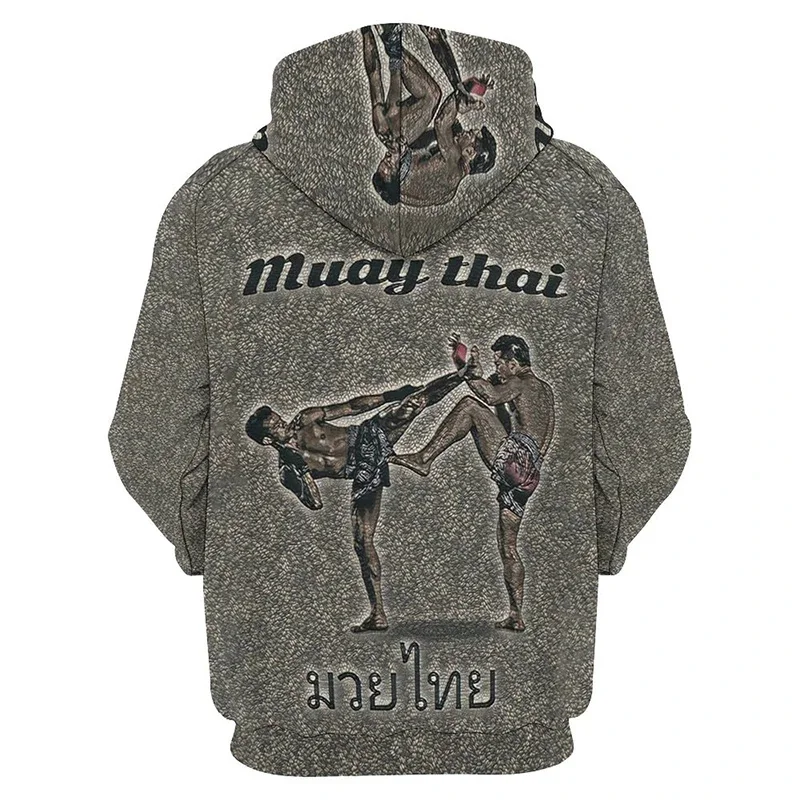 thumbnail image 1 of Sudaderas con capucha Pop 3D Muay Thai Boxer para hombres, jerséis deportivos de moda y2k, sudaderas de boxeo para gimnasio, Sudadera con capucha Harajuku, nuevo, 1 of 5