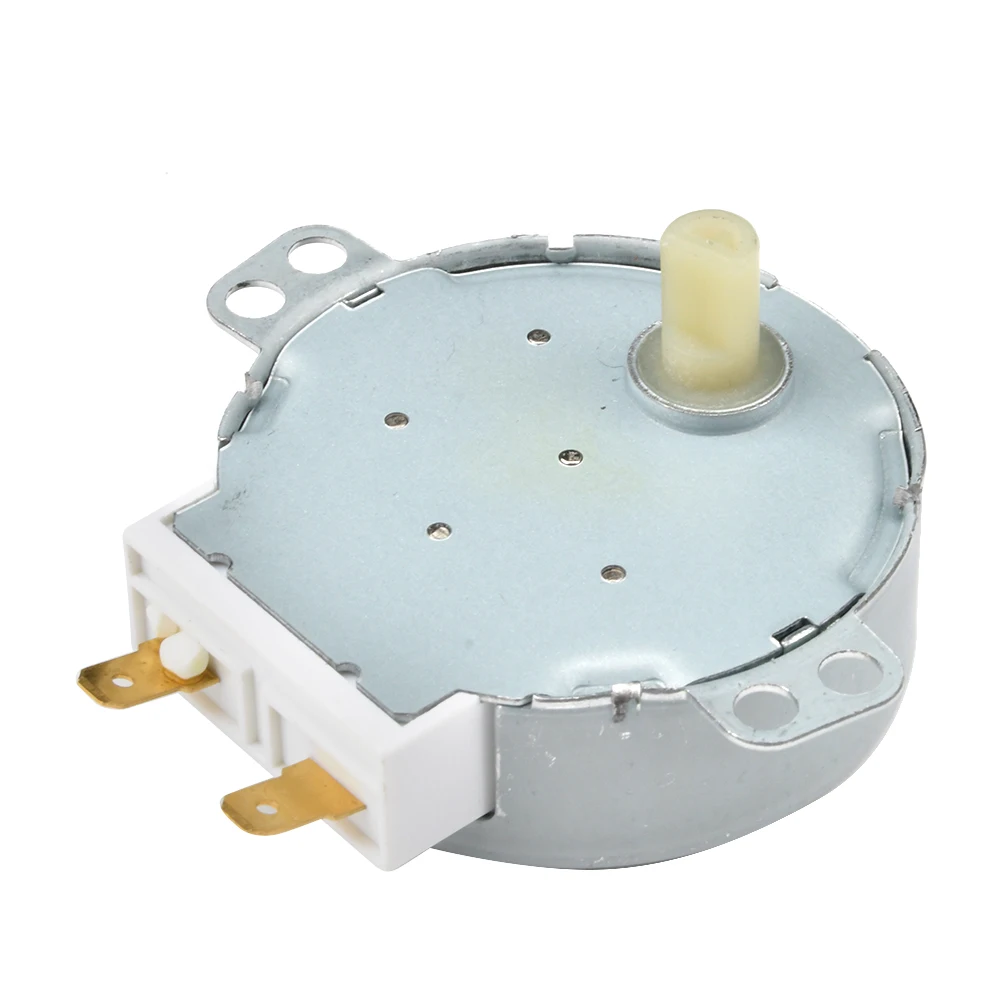Microwave Turntable Motor AC 220V-240V 50Hz CW/CCW Microwave Turntable Turn Table Synchronous Motor TYJ50-8A7 D Shaft 4 RPM