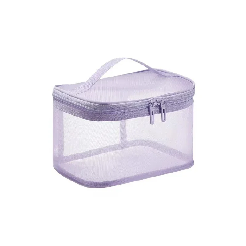 Spacious Nylon Mesh Cosmetic and Toiletry Travel Organizer