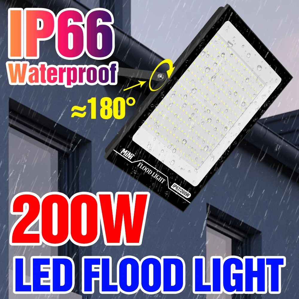 Tanie 220V Led Floodlight zewnętrzna lampa uliczna IP67 chronione wodą oświetlenie ogrodowe czujnik sklep