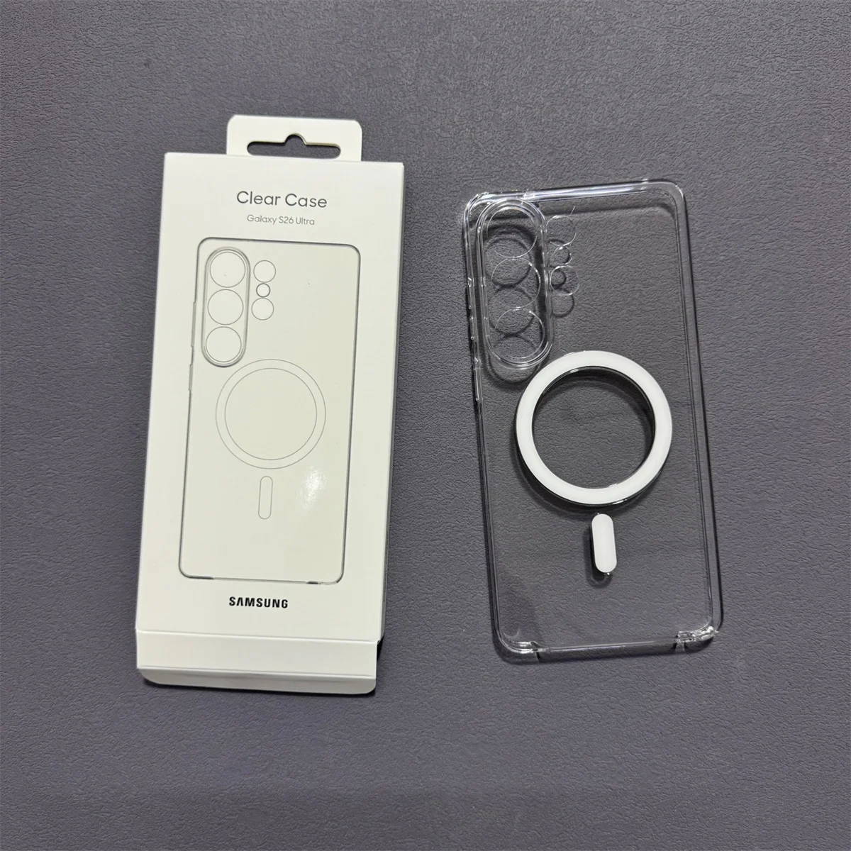 Crystal-Clear Magnetic Phone Case with Wireless Charging Compatibility