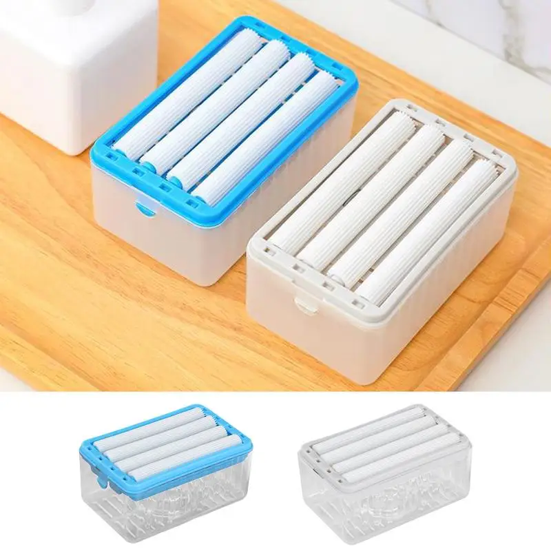 

Soap bar Box with Rollers Foaming Soap bar Box Space Saving Soap bar Storage Tray Container Foaming Draining Soap bar Holder