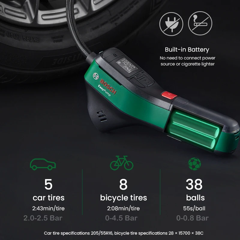 Elektrische bandenpomp fietspomp compressor auto pomp | Bandenpomp | xxlshop.nl