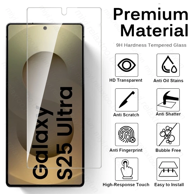 8-in-1 Tempered Glass Protection Case with Screen and Camera Shields