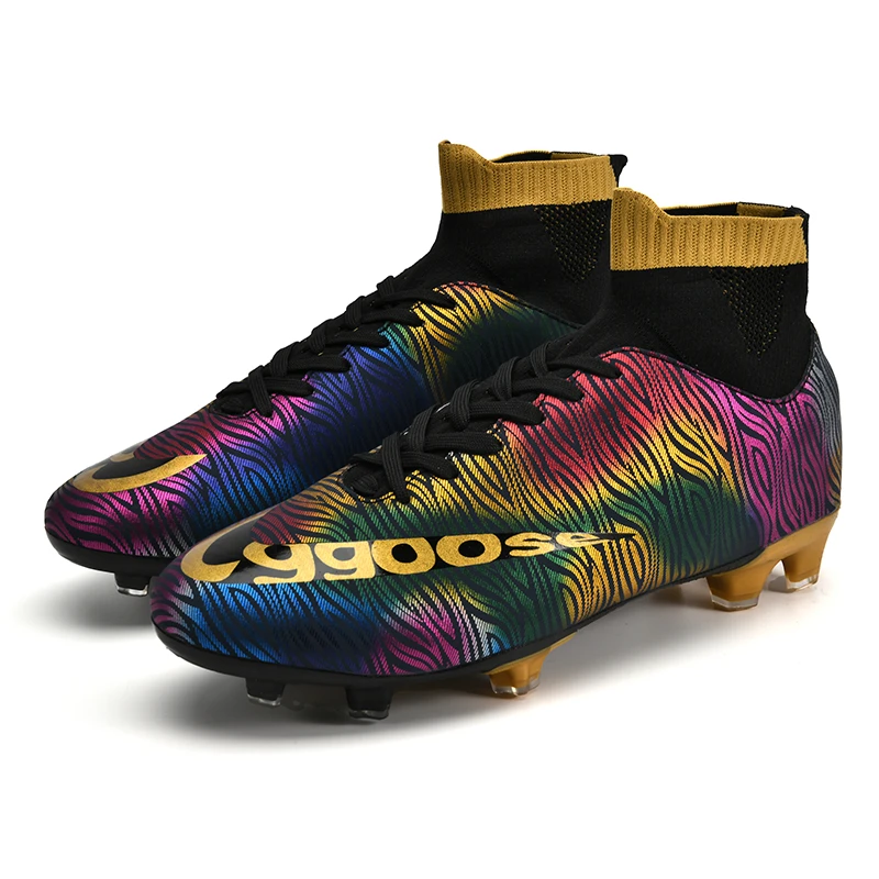 Botines de fútbol para exteriores, calzado de entrenamiento cómodo y transpirable, antideslizante, talla 35 envío 2022| | - AliExpress